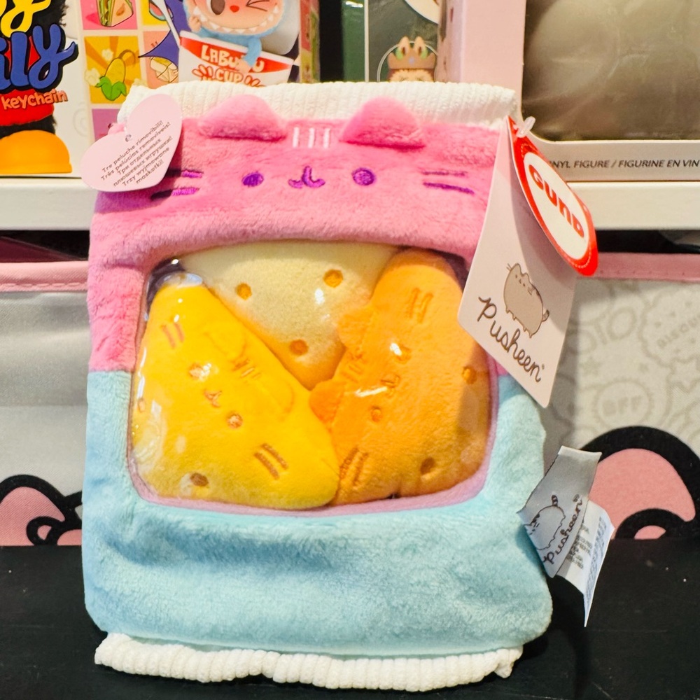 New Pusheen Gamer Chips 8-Inch Plush New with Tags
